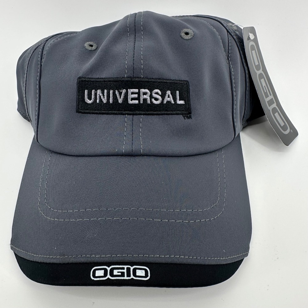 OGIO Universalβ Hat Mens Gray Black Performance Baseball Cap Adjustable NWT